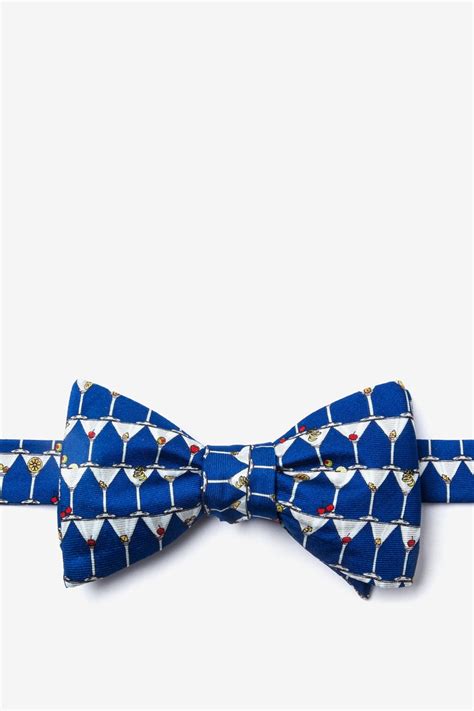 Stacked Martinis Blue Bow Tie Food And Drink Bow Ties