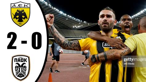 Aek Athens Vs Paok 2 0 All Goals And Highlights 30102022 Hd Youtube