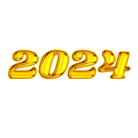 Felice Anno Nuovo 2024 Testo Glitter Dorato Buon Anno Neon Tendenza Superiore Alla Moda File