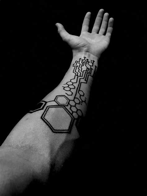 Graphic Designer Tattoo Geometrictattoos Geometric Tattoo Hexagon