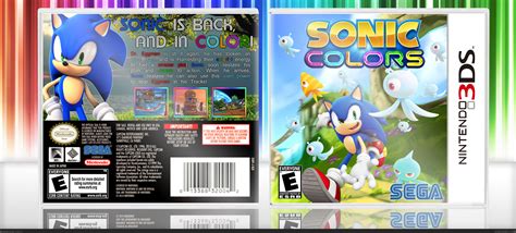 Sonic Colors Nintendo 3ds Box Art Cover By Waterlordo