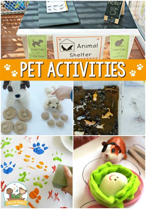 Pets Theme Activities for Preschool - Pre-K Pages
