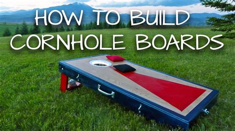 How To Build A Cornhole Board In The Grass