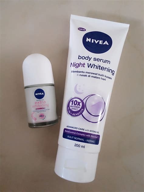 Review Nivea Body Serum Night Whitening