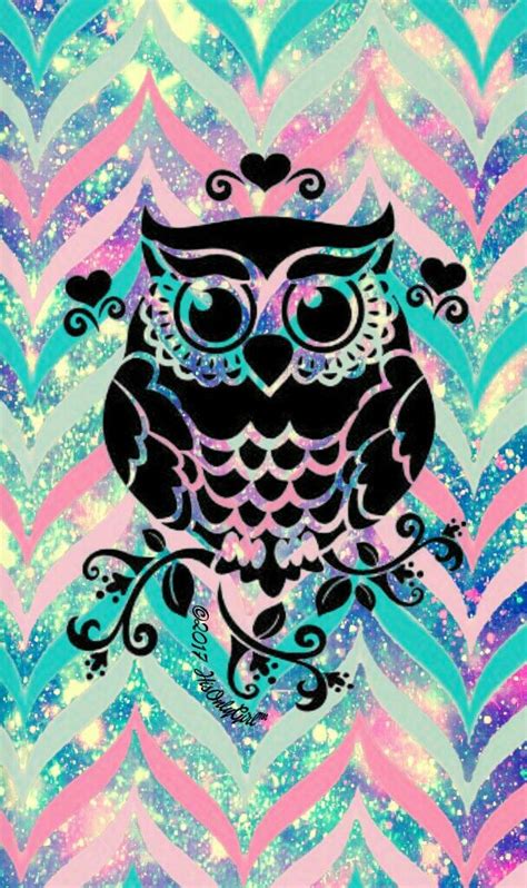 Sweet Owl Tribal Galaxy Iphoneandroid Wallpaper I Created For The App