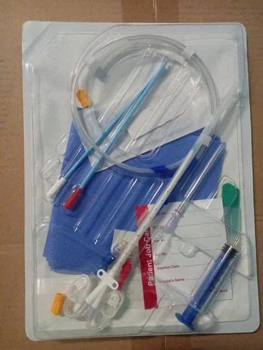 Silicone Double Lumen Hemodialysis Catheter Kit At Rs 900piece In Indore