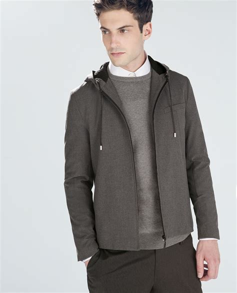 Blazer only, other accessories demo in the picture is not included! Image 1 of HOODED BLAZER from Zara