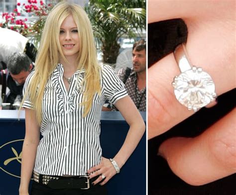 Avril Lavigne Celebrity Engagement Ring Pictures Popsugar Celebrity Photo 119