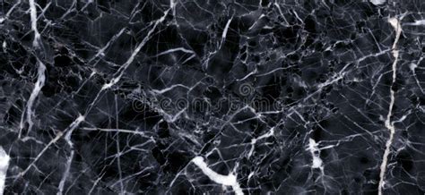 Black Marble And White Veins Natural Dark Italian Marble Stock Image