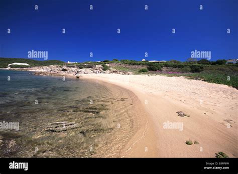 Liscia Rena Beach Arzachena Sardinia Italy Stock Photo Alamy