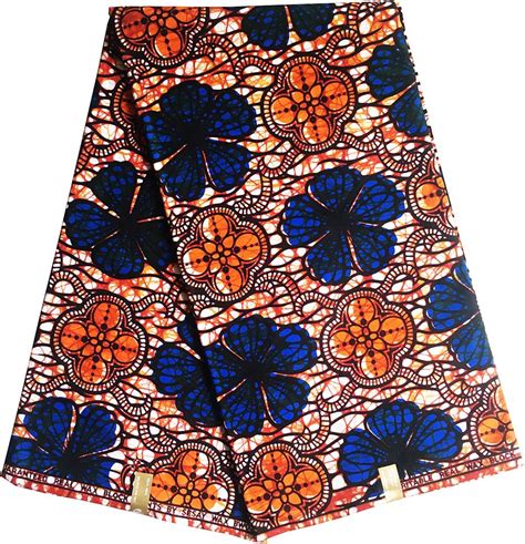 Alina Belle African Print Wax Fabrics 6 Yard Cotton Ankara