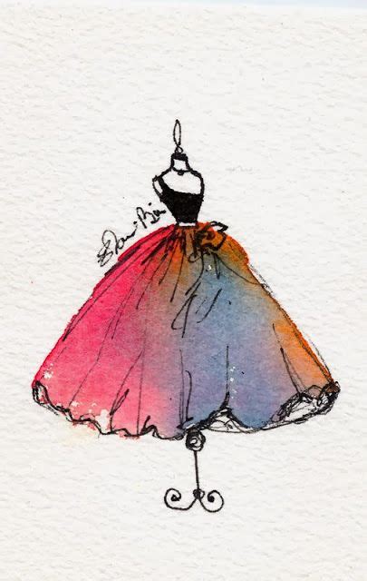 Elaine Biss 30 Watercolors In 30 Days Romantic Gown Watercolor Fashion Illustration Watercolor