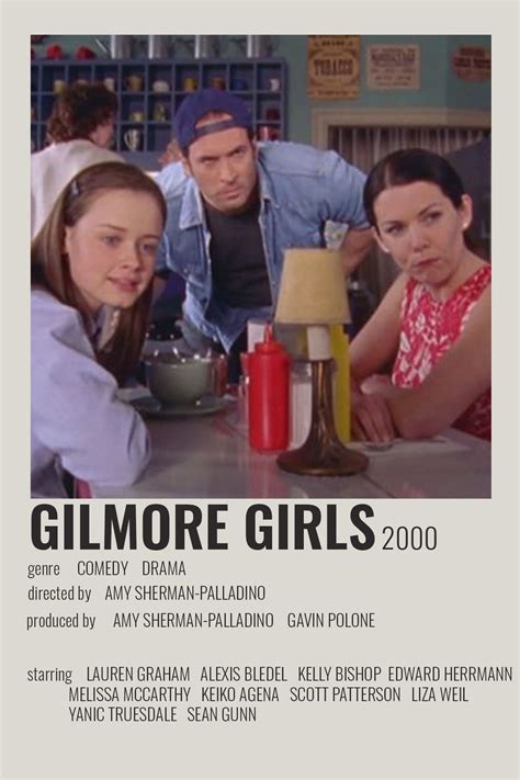 Gilmore Girls Poster By Cari Affiche De Film Film Polaroid Id E Film
