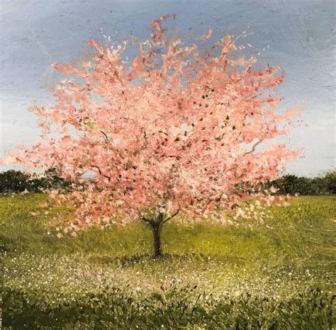 Garry Raymond Pereira Spring Blossom Tree Original Landscape Painting