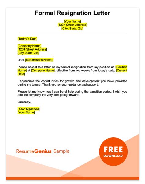 A simple two weeks notice letter saves a lot of headaches. Two Weeks Notice Letter Sample - Free Download