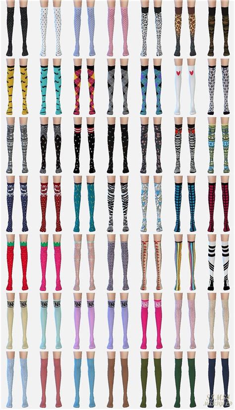 Over Knee Socks Collectionvarious Versionunisex오버 니 삭스 다양한 버전남녀 양말