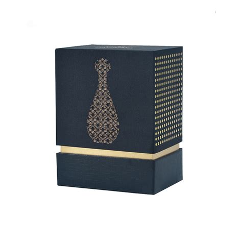 Custom Perfume Box Luxury Black And Gold Gift Box Lyi Packaging