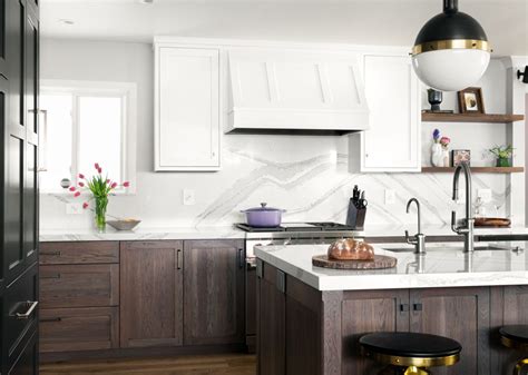 Check out our kitchen cabinets selection for the very best in unique or custom, handmade pieces from our storage & organization shops. Eclectic Transitional Kitchen - Crystal Cabinets