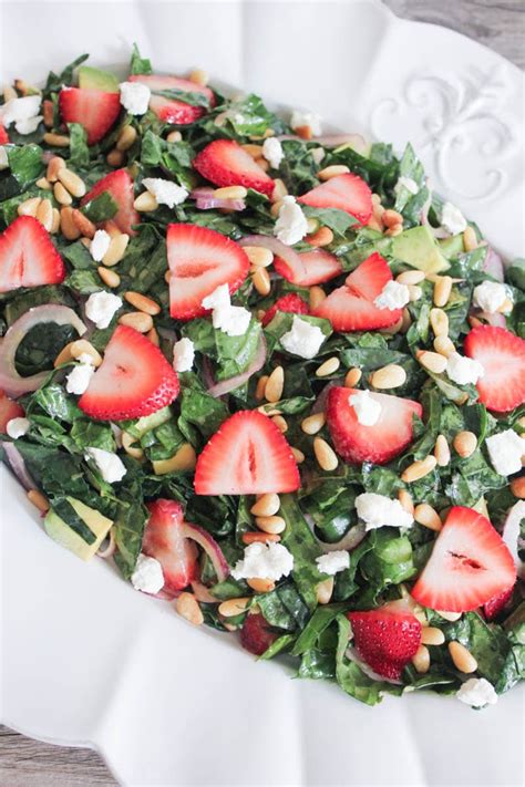 Summer Kale Salad With Strawberries And Avocado And Life Changing Tips