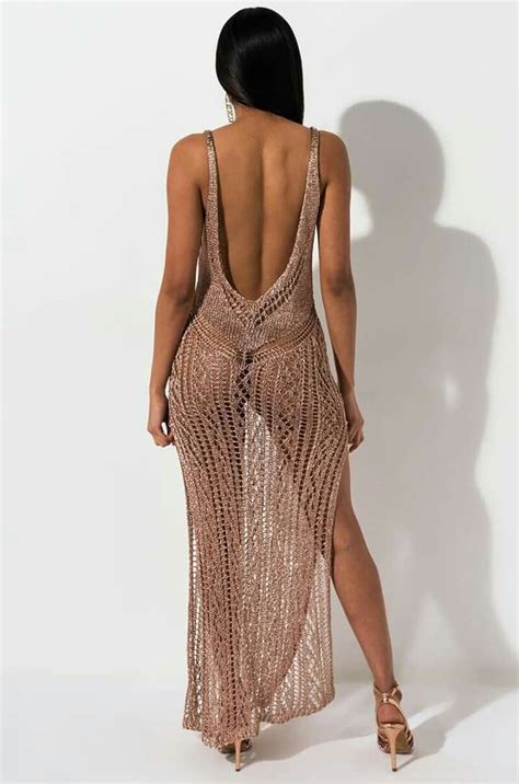 Pin by Salomé psr Random on Crochet ideas in Sexy maxi dress Erotic dress Maxi dress