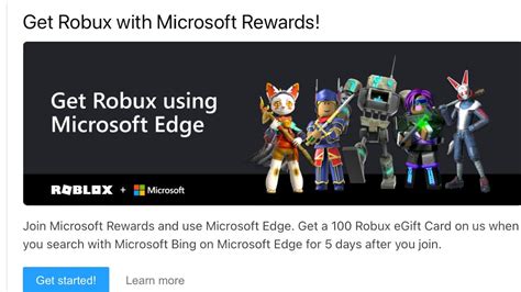 How To Get Robux Using Microsoft Rewards Free Virtual Itemread Desc