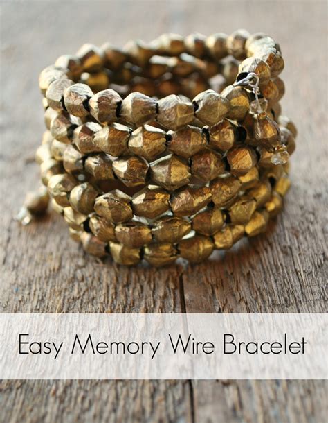 Beading Tutorial Easy Memory Wire Bracelet Happy Mango Beads