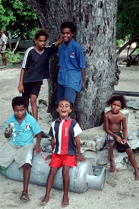 Warraber Kids Central Torres Strait Islands Australia Ozoutback