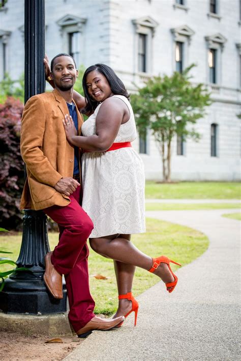 African American Couple Engagement Shoot Columbia Sc Black Love