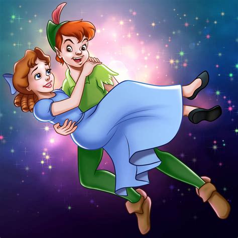 Wendy And Peter By Madam Marla On Deviantart In Peter Pan Disney