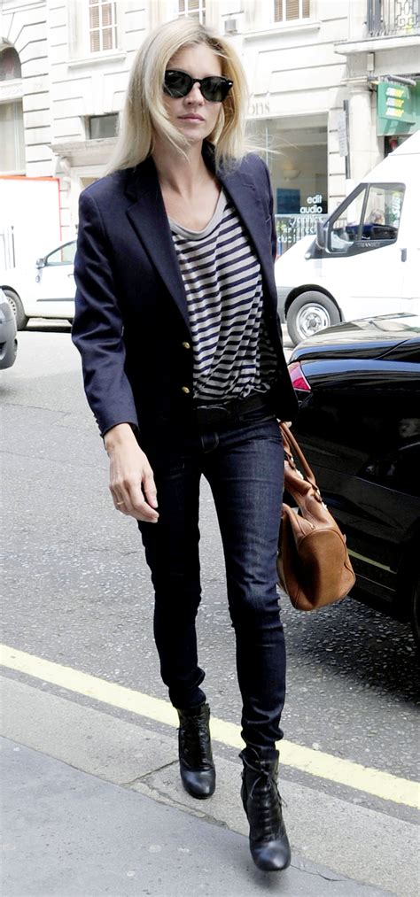 Kate Moss Shows Her Business Stripes At Topshop Kate Moss Style Kate