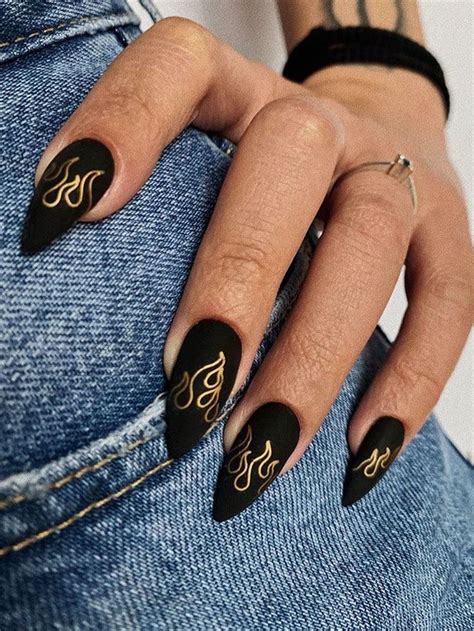 40 Cool Acrylic Flame Nails Designs The Newest Summer Manicure Trend