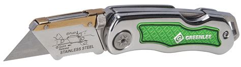 Greenlee Stainless Steel Stainless Steel Folding Utility Knife