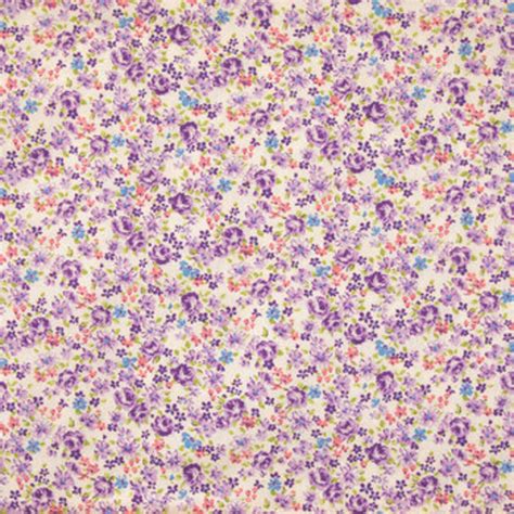 floral fabric cotton fabric purple fabric flower fabric etsy