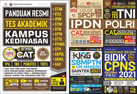 Pendaftaran cpns 2021 masih dua bulan lagi. 11 Buku Keren untuk Persiapan Tes Masuk Sekolah Kedinasan ...