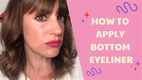 How to apply liquid eyeliner. HOW TO APPLY BOTTOM EYELINER - YouTube