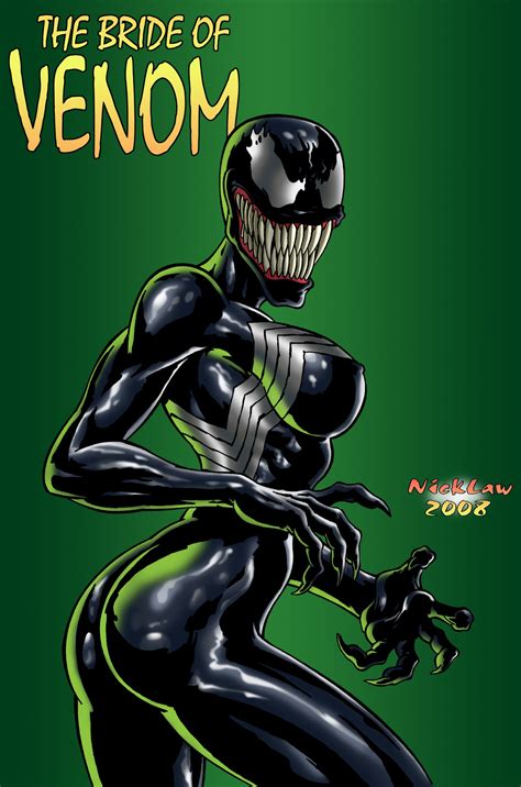 Rule 34 2008 Breasts Female Female Only Marvel Nickdraw Nicklaw She Venom Teeth Venom 1051575