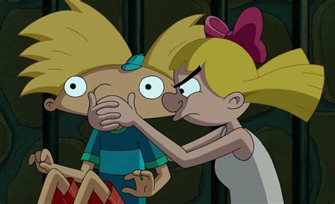 do arnold and helga get together in hey arnold the jungle movie their relationship is the