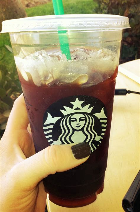 1 Favorite Drink At Starbucks Vente Quad Espresso Over Extra Ice 4