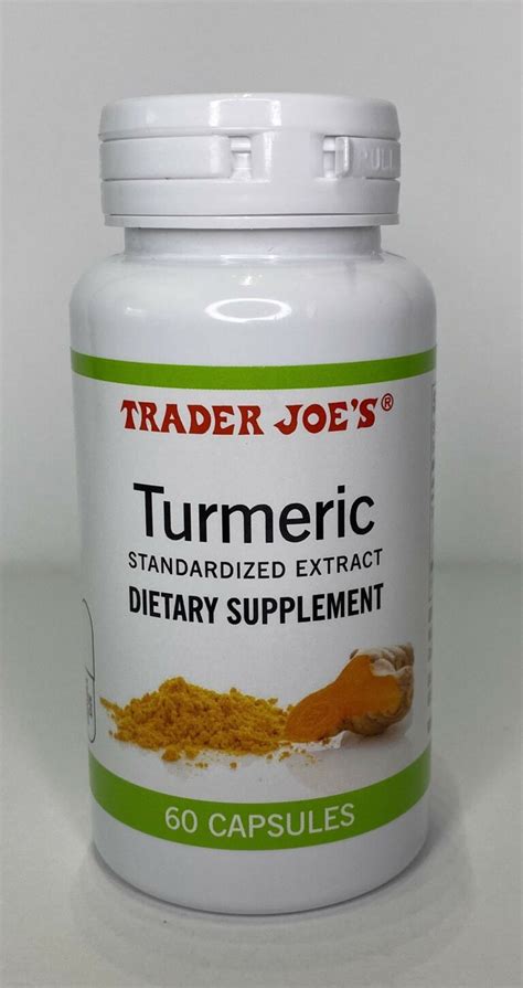 Trader Joes Turmeric Standardized Extract Mg Capsules Lifeirl