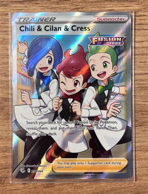 chili and cilan and cress full art 258 264 pokemon fusion strike kaufen auf ricardo