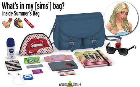 Around The Sims 4 Custom Content Download Handbag Clutter