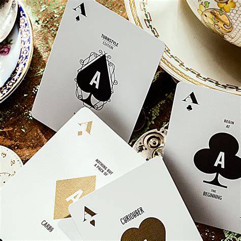 They are playing cards with a human head, arms and legs. Alice in Wonderland Playing Cards // 2 Decks - Dan and Dave - Touch of Modern