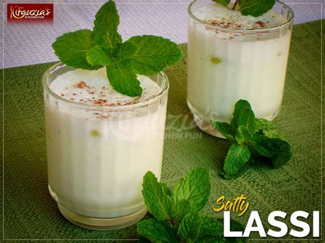 Salty Lassi Fauzias Kitchen Fun Lassi Lassi Recipes Indian Drinks