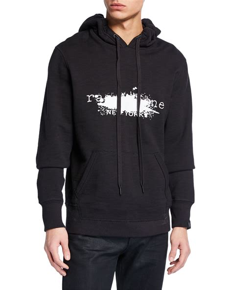 4.3 out of 5 stars. Rag & Bone Men's Exclusive Paint Splatter Graphic Hoodie ...