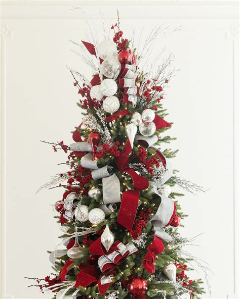 The nice thing about it is that you can also write messages. Red, White, and Sparkle Christmas Tree - Christmas Tree ...