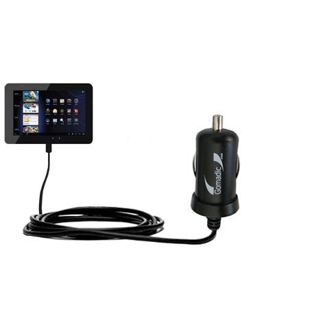 Gomadic Intelligent Compact Car Auto Dc Charger Suitable For The Coby Kyros Mid9042 2a 10w