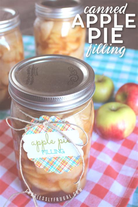 It is often served with whipped cream, ice cream (apple pie à la mode), or cheddar cheese. Canned Apple Pie Filling Recipe with Printable Labels ...