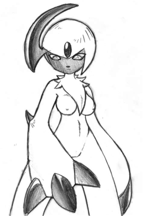 Rule 34 Absol Anthro Breasts Claws Female Female Only Front View Fur