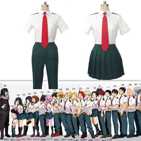 Boku No My Hero Academia Summer School Uniform Suit Dress Outfit