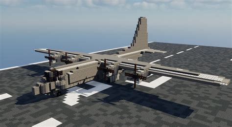 C 130h Hercules 151 Scale Minecraft Map